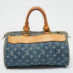 مملوكة مسبقًا Louis Vuitton Blue Monogram Denim Neo Speedy Bag