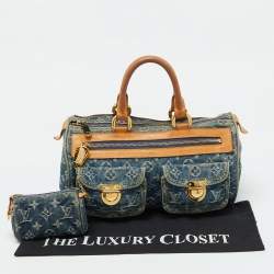 مملوكة مسبقًا Louis Vuitton Blue Monogram Denim Neo Speedy Bag