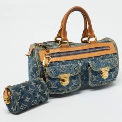 مملوكة مسبقًا Louis Vuitton Blue Monogram Denim Neo Speedy Bag