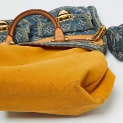 مملوكة مسبقًا Louis Vuitton Blue Monogram Denim Neo Speedy Bag