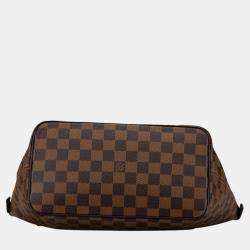 Pre Owned Louis Vuitton Brown Damier Ebene Saleya PM