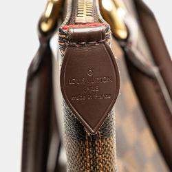 Pre Owned Louis Vuitton Brown Damier Ebene Saleya PM