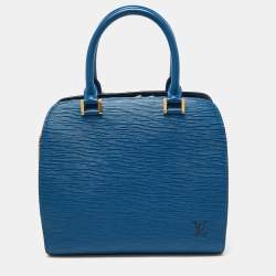 Louis Vuitton Toledo Blue EPI Leather Pont Neuf PM Bag