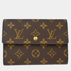 Louis Vuitton Monogram Porte Tresor Etui Papier Wallet