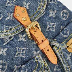 Louis Vuitton Blue Monogram Denim Sac A Dos Pm Backpack