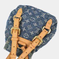 Louis Vuitton Blue Monogram Denim Sac A Dos Pm Backpack