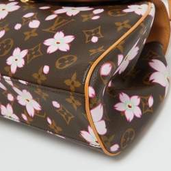 Pre Owned Louis Vuitton x Takashi Murakami Monogram Cherry Blossom Sac Retro Bag