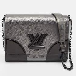 مملوكة مسبقًا Louis Vuitton Anthracite Nacre/Black Epi Leather Twist MM Bag