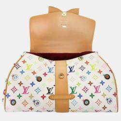 Louis Vuitton Multicolor Blanc Sac Retro GM I Love Monogram You Handbag