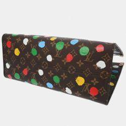 Louis Vuitton Brown/Multicolor Canvas Monogram On the Go MM Handbag