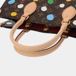 Louis Vuitton Brown/Multicolor Canvas Monogram On the Go MM Handbag