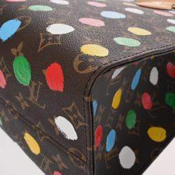 Louis Vuitton Brown/Multicolor Canvas Monogram On the Go MM Handbag
