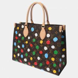 Louis Vuitton Brown/Multicolor Canvas Monogram On the Go MM Handbag