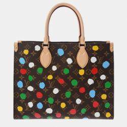 Louis Vuitton Brown/Multicolor Canvas Monogram On the Go MM Handbag