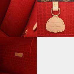 Louis Vuitton Brown/Multicolor Canvas Monogram On the Go MM Handbag