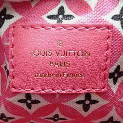 Louis Vuitton White Pink Monogram By The Pool Nano Noe Handbag