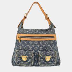 Louis Vuitton Blue Monogram Denim Baggy GM Shoulder Bag