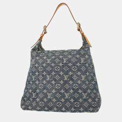 Louis Vuitton Blue Monogram Denim Baggy GM Shoulder Bag