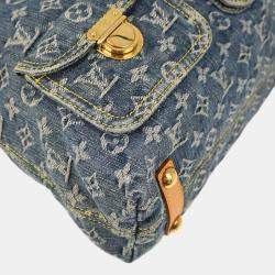 Louis Vuitton Blue Monogram Denim Baggy GM Shoulder Bag