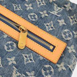 Louis Vuitton Blue Monogram Denim Baggy GM Shoulder Bag