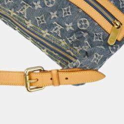 Louis Vuitton Blue Monogram Denim Baggy GM Shoulder Bag