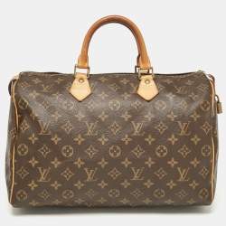 Pre Owned Louis Vuitton Monogram Canvas Speedy Bandouliere 35 Bag