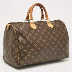 Pre Owned Louis Vuitton Monogram Canvas Speedy Bandouliere 35 Bag