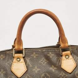 Pre Owned Louis Vuitton Monogram Canvas Speedy Bandouliere 35 Bag
