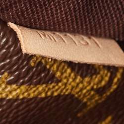 Pre Owned Louis Vuitton Monogram Canvas Menilmontant PM Bag