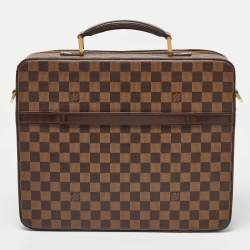 Louis Vuitton Damier Ebene Canvas Porte Ordinateur Sabana Bag