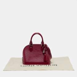 Pre Owned Louis Vuitton Fuchsia Epi Leather Alma BB Bag