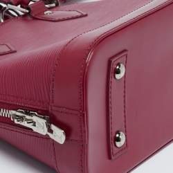 Pre Owned Louis Vuitton Fuchsia Epi Leather Alma BB Bag