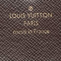 Louis Vuitton Damier Ebene Canvas and Leather Normandy Continental Wallet