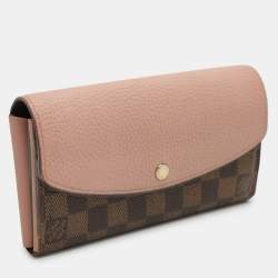 Louis Vuitton Damier Ebene Canvas and Leather Normandy Continental Wallet