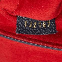 Pre Owned Louis Vuitton Marine Rouge Monogram Empreinte Leather Saint Sulpice PM Bag