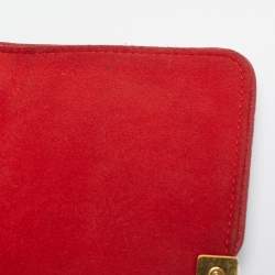 Pre Owned Louis Vuitton Marine Rouge Monogram Empreinte Leather Saint Sulpice PM Bag