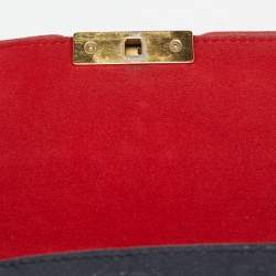 Pre Owned Louis Vuitton Marine Rouge Monogram Empreinte Leather Saint Sulpice PM Bag