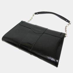 Pre Owned Louis Vuitton Noir Epi Electric Pochette Jena Shoulder Bag