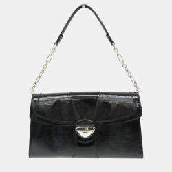 Pre Owned Louis Vuitton Noir Epi Electric Pochette Jena Shoulder Bag