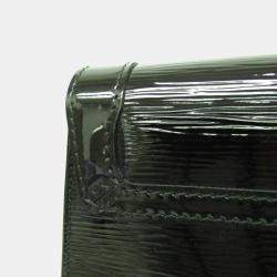 Pre Owned Louis Vuitton Noir Epi Electric Pochette Jena Shoulder Bag