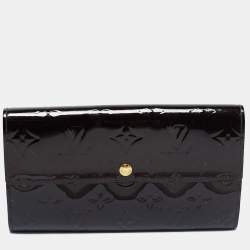 Louis Vuitton Amarante Monogram Vernis Sarah Wallet