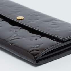 Louis Vuitton Amarante Monogram Vernis Sarah Wallet