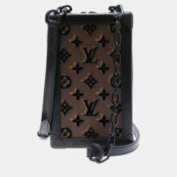 Louis Vuitton Monogram Brown Pet Odor Vertical Soft Trunk Shoulder Bag