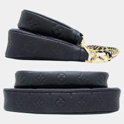 Pre Owned Louis Vuitton Noir Monogram Empreinte Multi Pochette Accessoires Shoulder Bag
