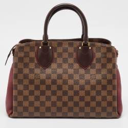 Louis Vuitton Bordeaux Damier Ebene Canvas and Leather Normandy Bag