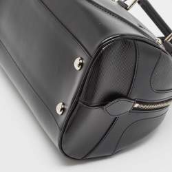 Louis Vuitton Black Epi Leather Bowling Montaigne PM Bag