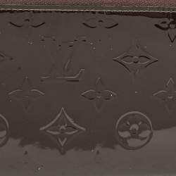 Louis Vuitton Amarante Monogram Vernis Zippy Wallet  