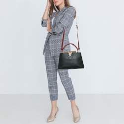 Pre Owned Louis Vuitton Multicolor Taurillon Leather Capucines PM Bag