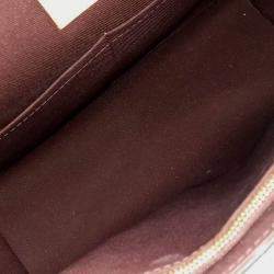 Pre Owned Louis Vuitton Brown Coated Canvas Louis Vuitton Monogram Clooney MM Bag