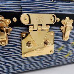 Pre Owned Louis Vuitton Petite Mal Denim bag